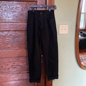 Black Mom Jeans